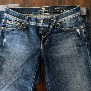 7 for all man kind denim size 25